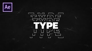 After Effects Tutorial  Typography Text Animation in After Effects [upl. by Aslin109]