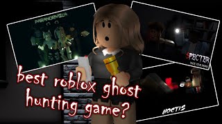 whats the best ROBLOX ghost hunting game 2021 [upl. by Venetis]