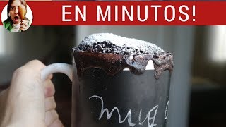 TORTA EN TAZA DE CHOCOLATE sin azúcar y MUY fácil [upl. by Innos]