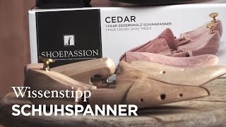 Wissenstipp Schuhspanner [upl. by Aikimat]