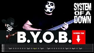 【SYSTEM OF A DOWN】 BYOB  cover by Masuka  LESSON  GUITAR TAB [upl. by Saito]