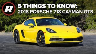 2018 Porsche 718 Cayman GTS 5 things to know [upl. by Marigolde]