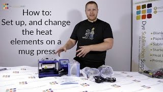 How to Set up and change the heat elements on a mug press [upl. by Sandra]