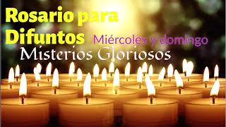 ✝️𝙍𝙊𝙎𝘼𝙍𝙄𝙊 𝙋𝘼𝙍𝘼 𝘿𝙄𝙁𝙐𝙉𝙏𝙊𝙎 Misterios Gloriosos Miércoles y domingo 📿 Oraciones Católicas Orar Unidos [upl. by Lardner174]