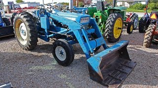 SOLD 1967 Ford 4000 Utility Tractor 46 PTO HP amp Loader [upl. by Willabella]