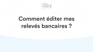 TUTO Opérations  Comment éditer mes relevés bancaires [upl. by Kantor]