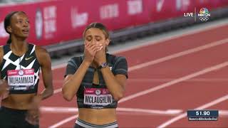 Sydney McLaughlin Smashes World Record In The 400m Hurdles [upl. by Kcarb]