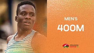 Mens 400m Final  World Athletics U20 Championships [upl. by Adai]