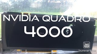 NVIDIA QUADRO 4000 review and performance [upl. by Nolyag817]