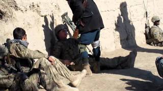 US Fight With Afghan Police [upl. by Norrej]