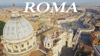 ROME from above  A 4K Drone aerial view [upl. by Oznerol633]