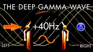 The Deep Gamma Learners Wave  1hr Pure Binaural Beat Session at 40Hz Intervals [upl. by Alaster]