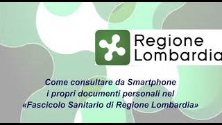 Come consultare il Fascicolo Sanitario personale da Smartphone [upl. by Yesnek593]