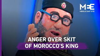 Anger in Morocco over comedy skit on Algerian TV depicting King Mohammed VI [upl. by Eillam902]