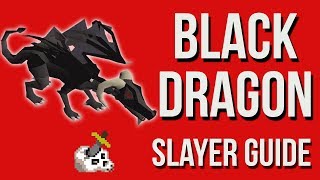 OSRS Black Dragon Slayer Guide  Ranged Method Taverley Dungeon 2018 [upl. by Burrton]