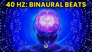 40 Hz Binaural Beats Peak Focus amp Concentration [upl. by Econah]