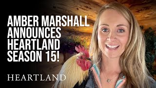 Amber Marshall announces Heartland Season 15 Its happening [upl. by Nomrej]