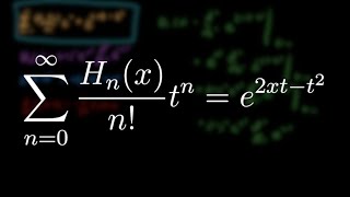 Hermite Polynomial Generating Function [upl. by Bartram658]