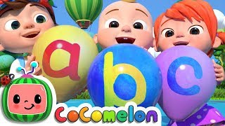 ABC Song with Balloons  CoComelon Nursery Rhymes amp Kids Songs [upl. by Baerl]