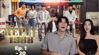 REPLY 1988 Ep 1  20 KDrama REACTIONREVIEW [upl. by Aliahs]