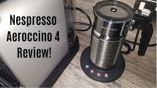 Nespresso Aeroccino 4 Milk Frother Review  Worth upgrading from the Aeroccino 3 [upl. by Malha574]