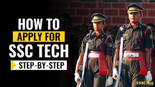 How To Apply For SSC Tech Online  Indian Army [upl. by Annaeirb]