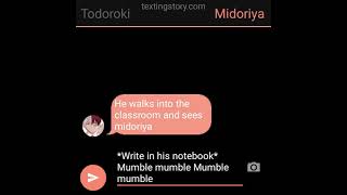 tododeku texting story [upl. by Ylesara]