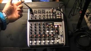 Behringer Mixer How to do a setup [upl. by Charleton]