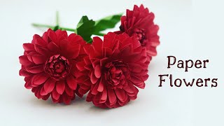 How To Make Easy And Beautiful PAPER FLOWERS  DIY PAPER FLOWER  Paper Craft  Paper Crafts Easy [upl. by Neil806]