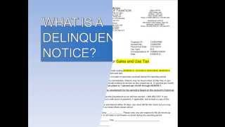 What is a Delinquency Notice [upl. by Erot]