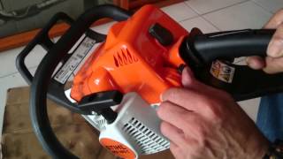 Como prender una Motosierra Stihl [upl. by Aratnahs]