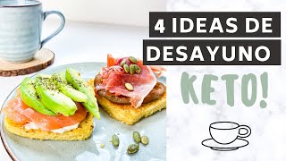 ☕️ 4 IDEAS DE DESAYUNO KETO ⎮ ¡Mis tostadas cetogénicas favoritas [upl. by Procora344]