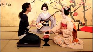 Maiko Spring 2012 Konpira Fune Fune Geisha Dinner Games 【HD】 [upl. by Nilesoy]