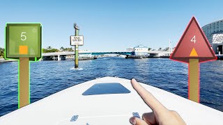 How to Navigate the ICW Channel Markers Bridges and Wake Zones [upl. by Ecnerol]