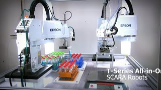 Epson TSeries SCARA Robots  Pick amp Place Demo [upl. by Treacy]