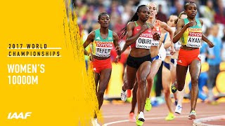 Womens 10000m Final  IAAF World Championships London 2017 [upl. by Loggins]