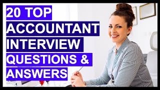 TOP 20 ACCOUNTANT Interview Questions And Answers [upl. by Cohin]