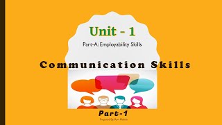 Class 9th Unit 1  Communication SkillsI Part1 [upl. by Galina]