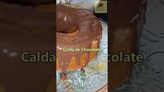 Calda de Chocolate para Bolo Receita Simples e Fácil Shorts [upl. by Huberty]