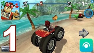 Beach Buggy Racing  Gameplay Walkthrough Part 1  Easy Street iOS Android [upl. by Sholes]