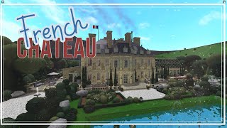 Historic French Chateau  Collab with lookiokas  Bloxburg Speedbuild [upl. by Featherstone]