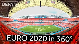 ITALY v ENGLAND  UEFA EURO 2020 FINAL in 360° [upl. by Leunamesoj764]