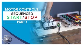 Motor Controls Sequenced Start Stop  Part 1 [upl. by Ayvid215]