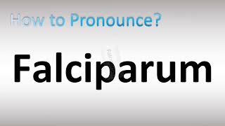 How to Pronounce Falciparum [upl. by Mathis]