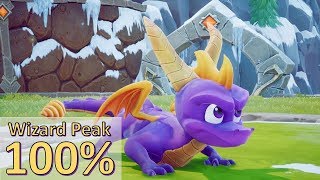 Spyro The Dragon Remastered  Wizard Peak 100 Walkthrough [upl. by Nea]