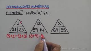 ANALOGÍAS Y DISTRIBUCIONES NUMÉRICAS  Diferentes Casos [upl. by Itnaihc120]