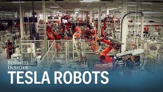 Meet Iceman and Wolverine — the 2 coolest robots in Teslas factory [upl. by Anim]