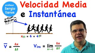 Velocidad media e instantánea [upl. by Kan656]