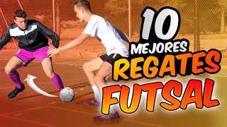 Los 10 MEJORES REGATES en FUTSAL 💥Haz Estos [upl. by Jenness]