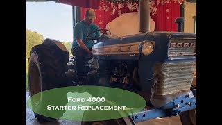 Ford 4000 Starter Replacement [upl. by Ardiedal]